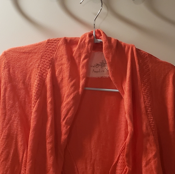 Anthropologie Angel of the North coral cardigan - Picture 2 of 3